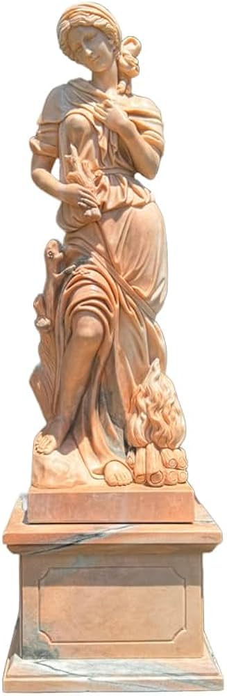 Amazon.co.jp: 天然大理石彫刻 ぬくもりのヴィーナス 冬 ピンク 四季の