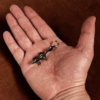 Amazon.co.jp: [BRASS STORE] 真鍮 キーホルダー（カメレオン）爬虫類