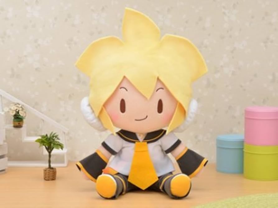 Amazon.co.jp: 初音ミクシリーズ メガジャンボふわふわぬいぐるみ 鏡音