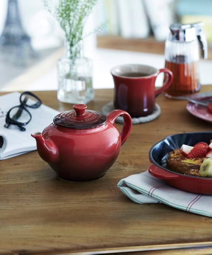 Amazon｜ル・クルーゼ(Le Creuset) ティーセット ティーポット&マグ(SS