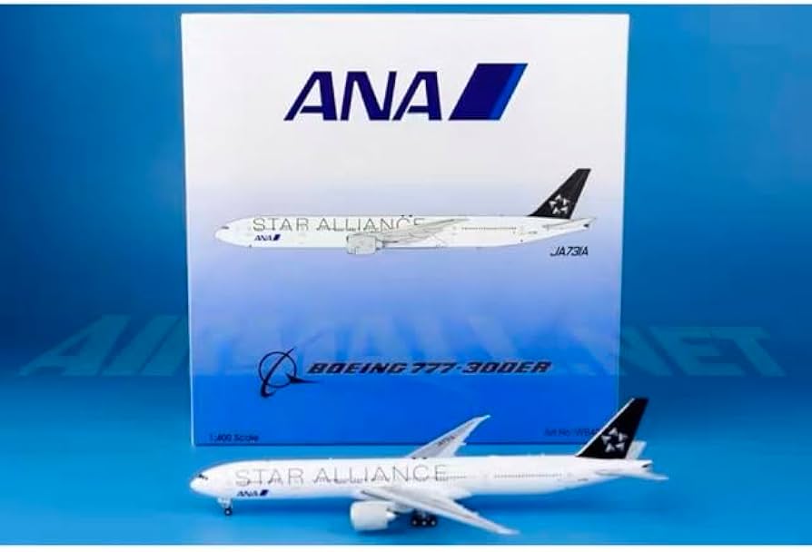 Amazon | ANA B777-300ERスターアライアンス特別塗装ジェット 1：400