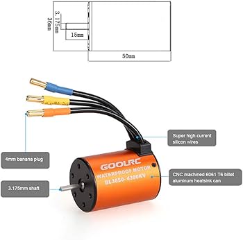 Amazon | GoolRC コンボ セット 3650 4300KVモーター 60ブラシレスESC