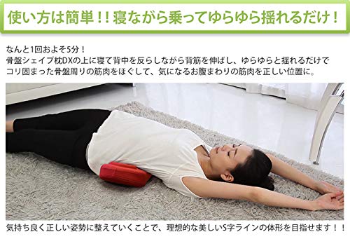 Amazon｜PROIDEA 福辻式 寝ながら骨盤シェイプ枕DX (ブラウン)｜枕