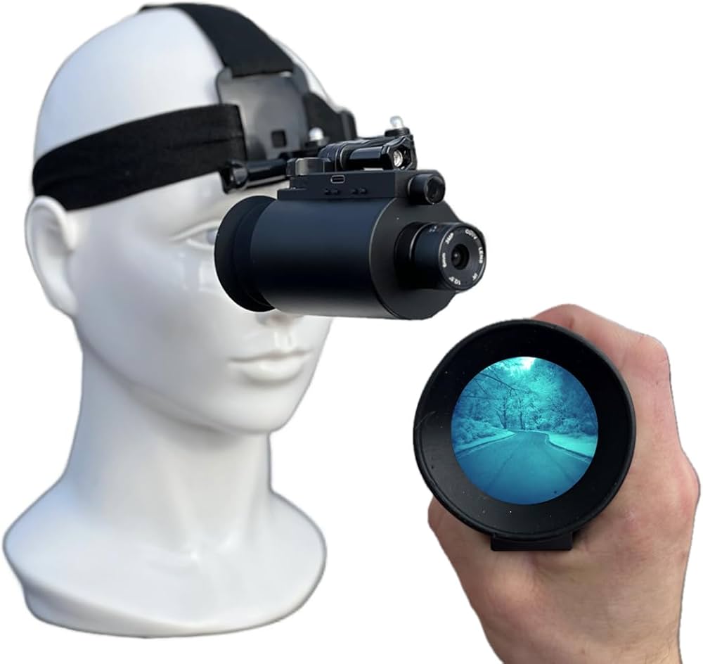 Amazon | IRIS NVG 単眼鏡 940nm 赤外線 FPV 1倍ズーム ヘッドマウント