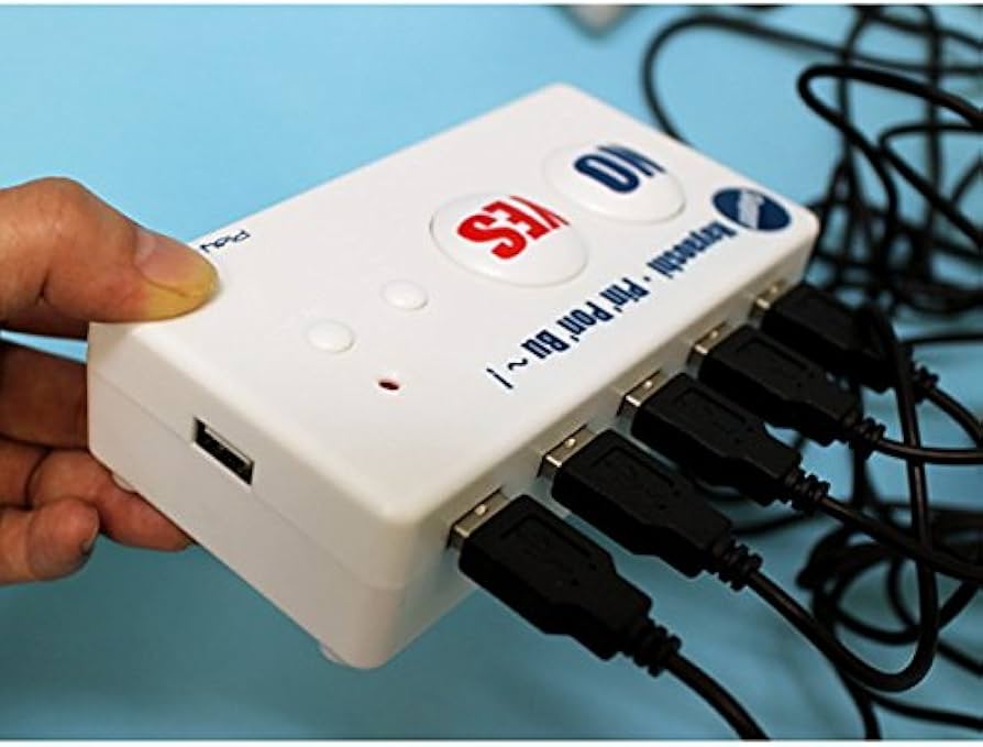 Amazon | スーパー早押しピンポンブー5人用[赤ボタン] 29453