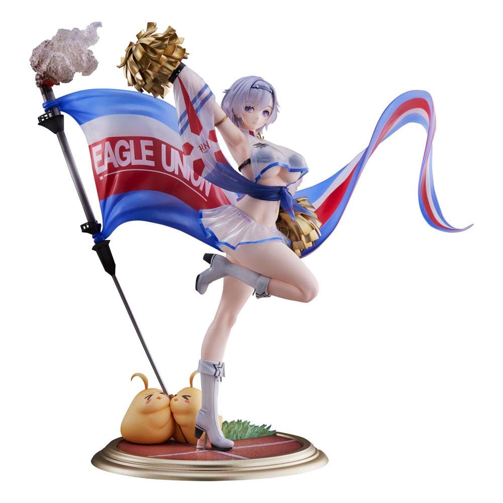 Amazon.com: Goldenhead 1/6 Scale Azur Lane Rino Hato Cheerleader