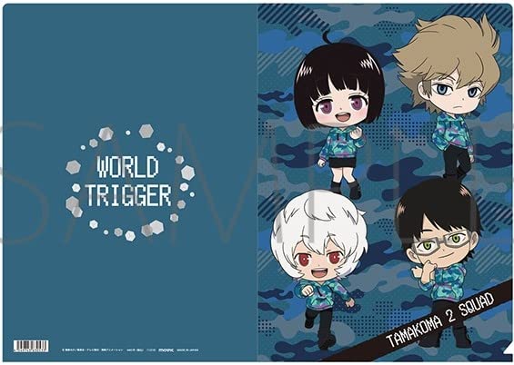 Amazon.co.jp: ワールドトリガー クリアファイル 玉狛第2 ミニキャラ