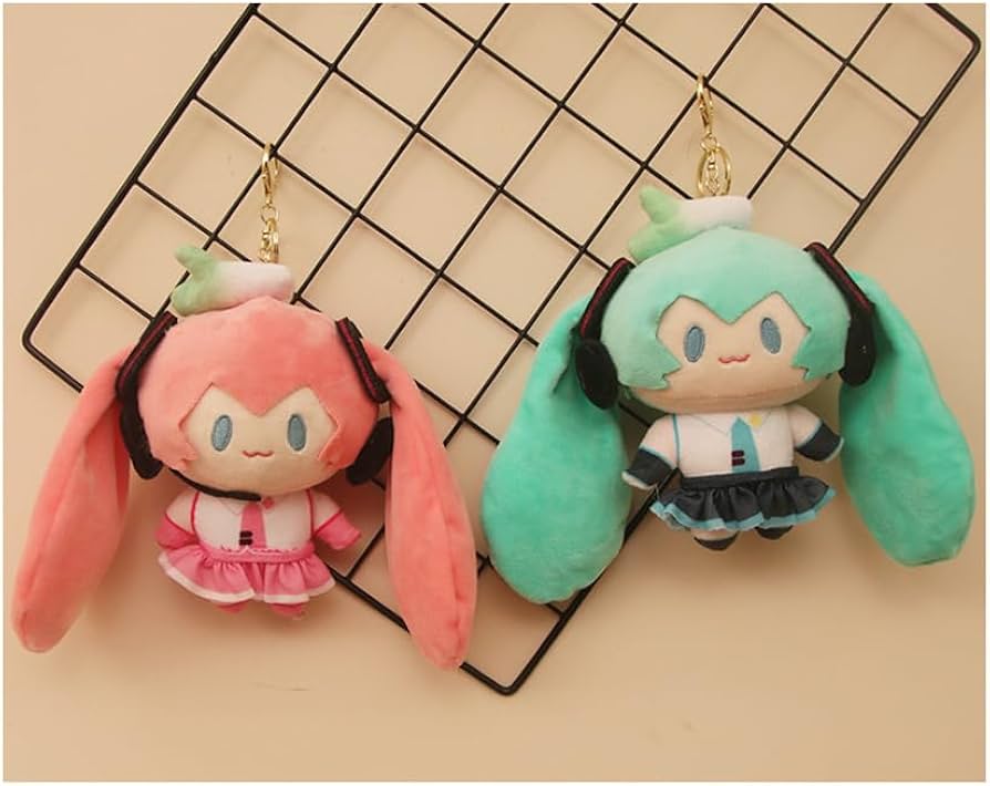 Amazon.co.jp: 初音 ぬいぐるみ ミク キーホルダー付き 人形 15cm