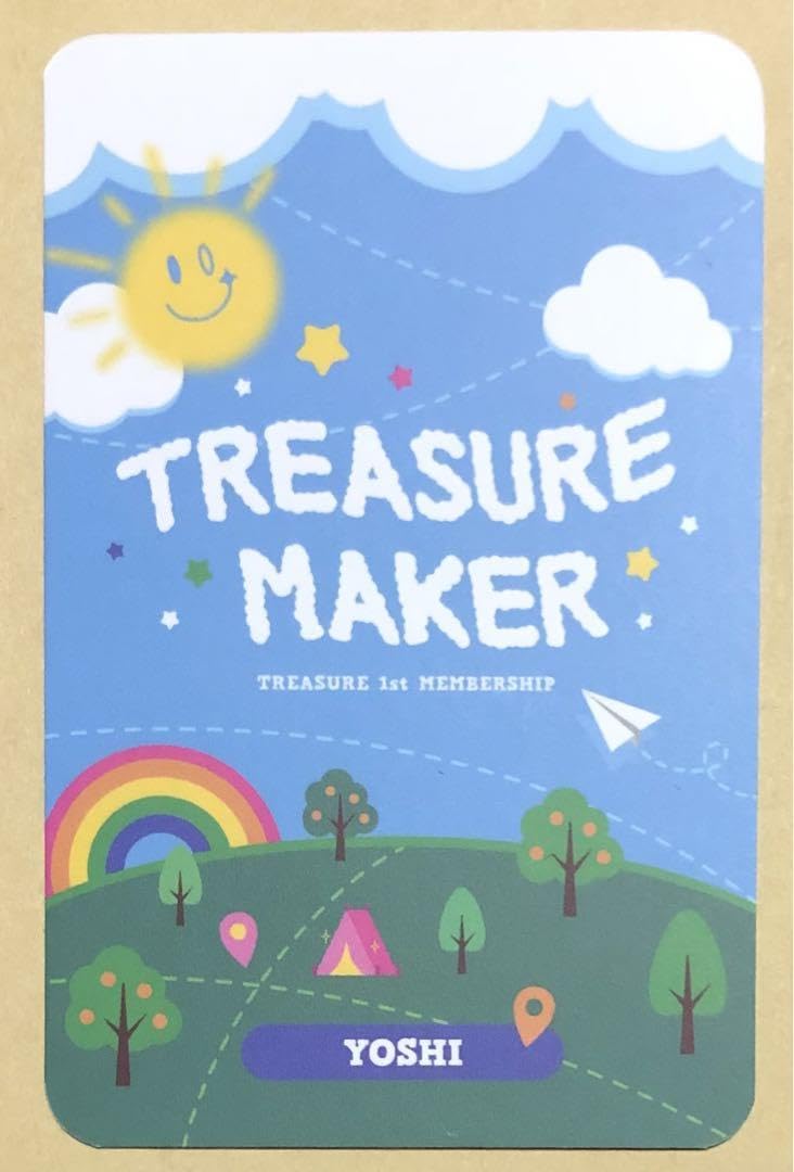 Amazon.co.jp: TREASURE ヨシ YOSHI 韓国 ファンクラブ FC 1期 トレカ