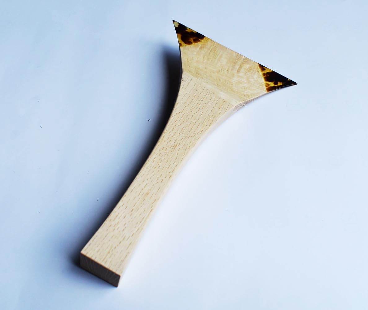 Amazon | 三味線 木 バチ 地唄 地歌 津山 ばち 75 耳 べっ甲 耳甲 開き