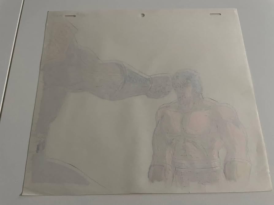 Amazon.co.jp: 北斗の拳 ラオウvs南斗五車星 雲のジュウザ セル画+動画