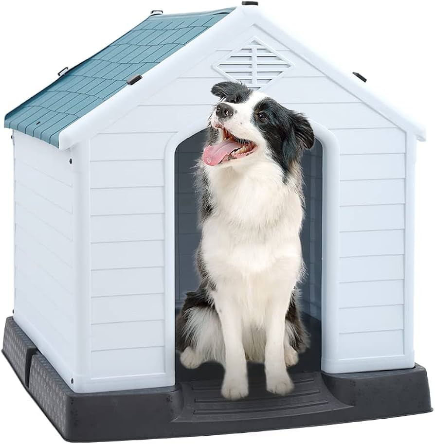 Amazon | LIBERAL COMMUNE 犬小屋 中小型犬用 犬舎 組立式 ペット