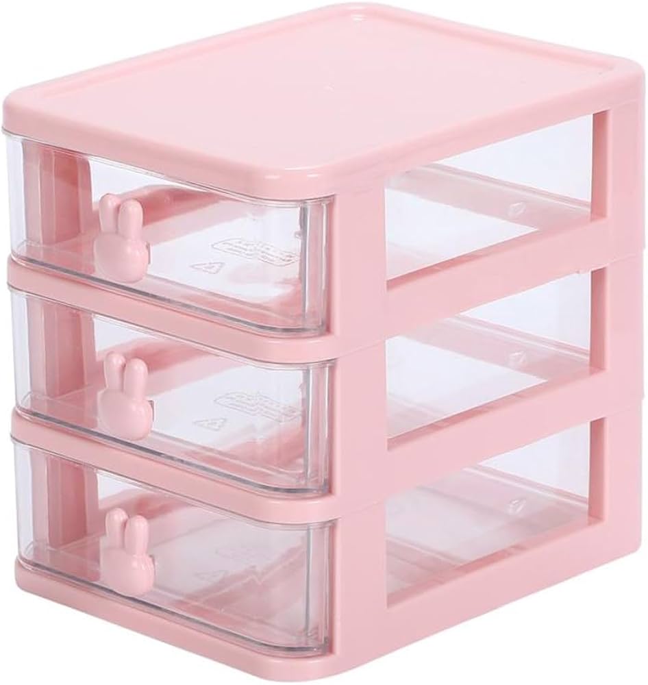 Amazon.co.jp: yuusaki 小物入れ 卓上収納 収納ケース 引き出し3段