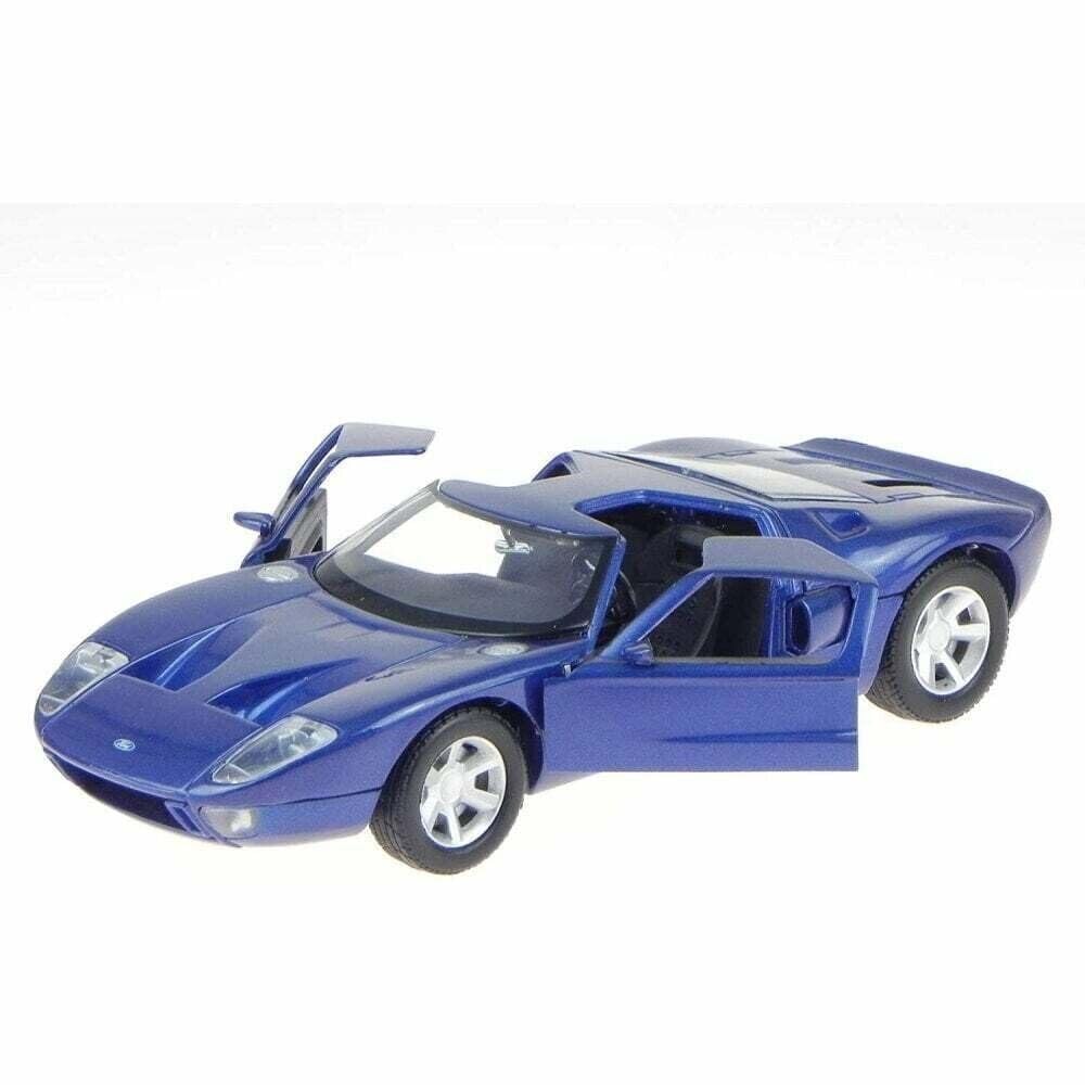 Amazon.com: 2002 Ford GT Concept Blue 1/24 Diecast Car Model
