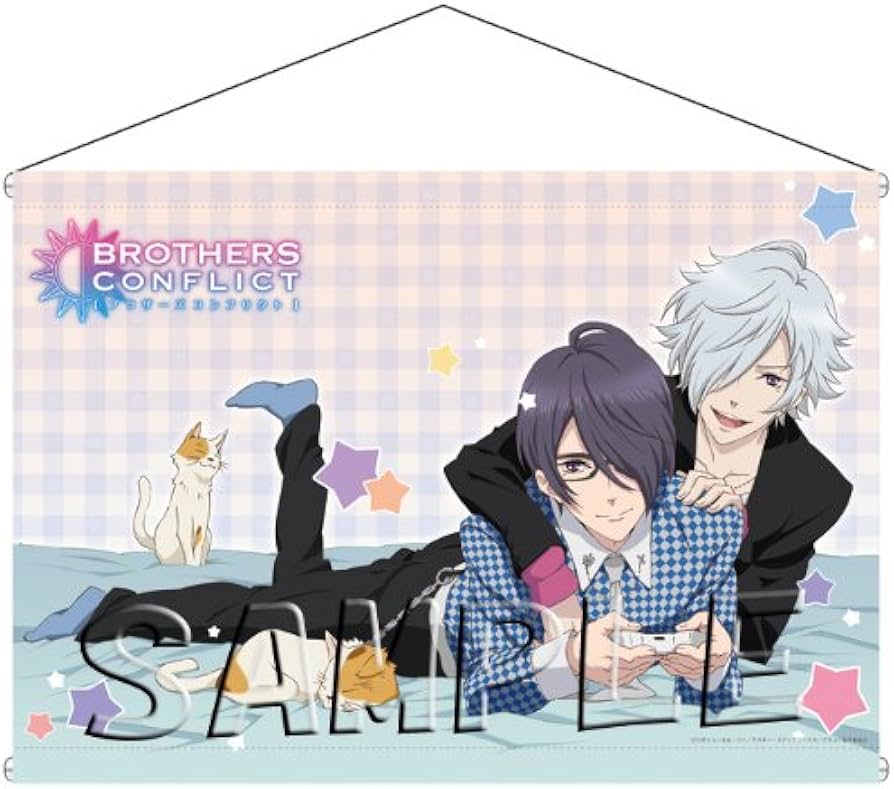 Amazon.co.jp: BROTHERS CONFLICT B2タペストリー 椿&梓 : おもちゃ