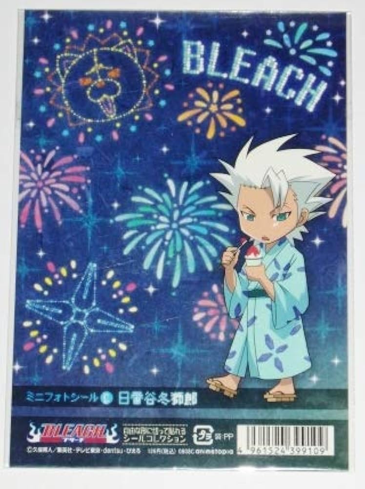 Amazon | BLEACH ブリーチ ミニフォトシール C 日番谷冬獅郎 花火 浴衣