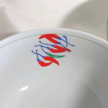 Amazon.co.jp: 深川製磁 野菜柄 多様丼 どんぶり 5個 : ホーム＆キッチン