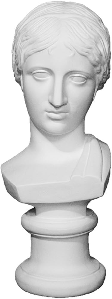 Amazon.co.jp: 石膏像 K－141 ギリシャ少女胸像 H．52cm