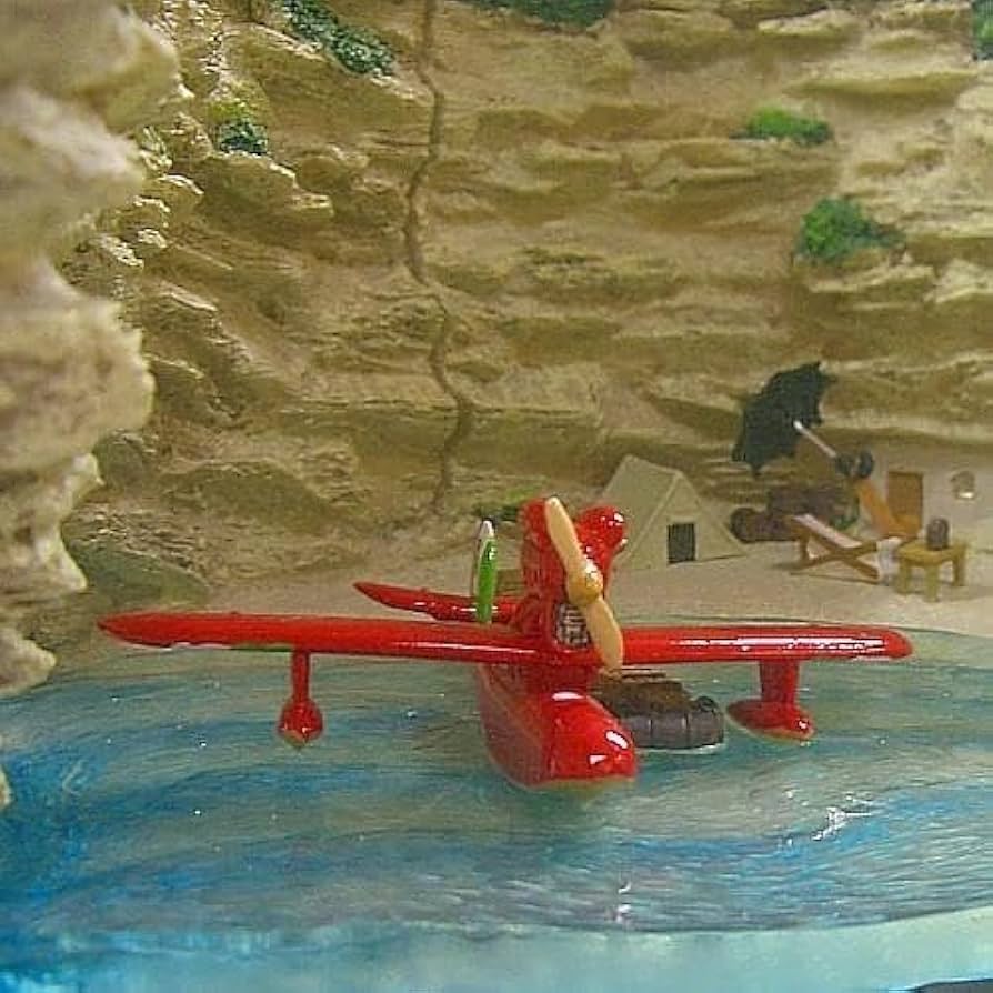 Amazon.co.jp: 紅の豚 ライトアップサウンドジオラマ ポルコのアジト