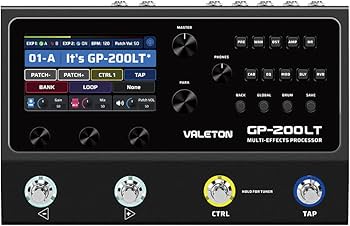 Valeton GP-200LT Multi-Effects Pedal and Processor for Guitar and