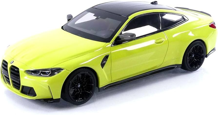 Amazon.com: Minichamps 155020120 1:18 BMW M4-2020-Yellow