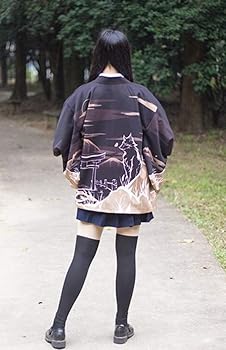 Amazon.co.jp: 狼と鳥居 オオカミ 法被 着物 半纏（はんてん）法被