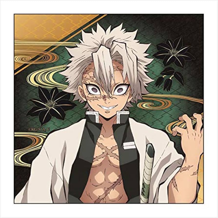 Amazon｜鬼滅の刃 マイクロファイバー 不死川実弥｜ハンドタオル