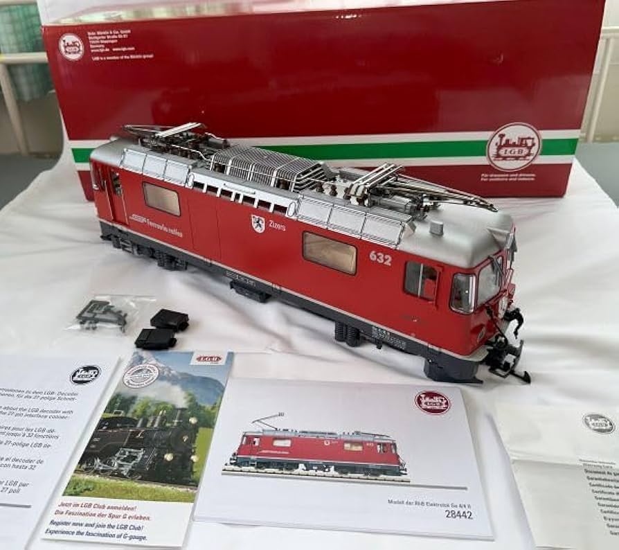 Amazon.co.jp: A05, 未使用。LGB, スイス RhB Class Ge4/4II 電気機関
