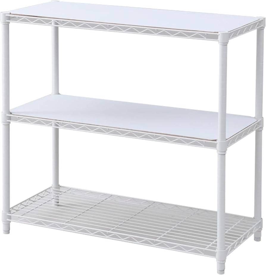 Amazon｜山善(YAMAZEN) ラック スチールラック本体 棚 3段 ロータイプ