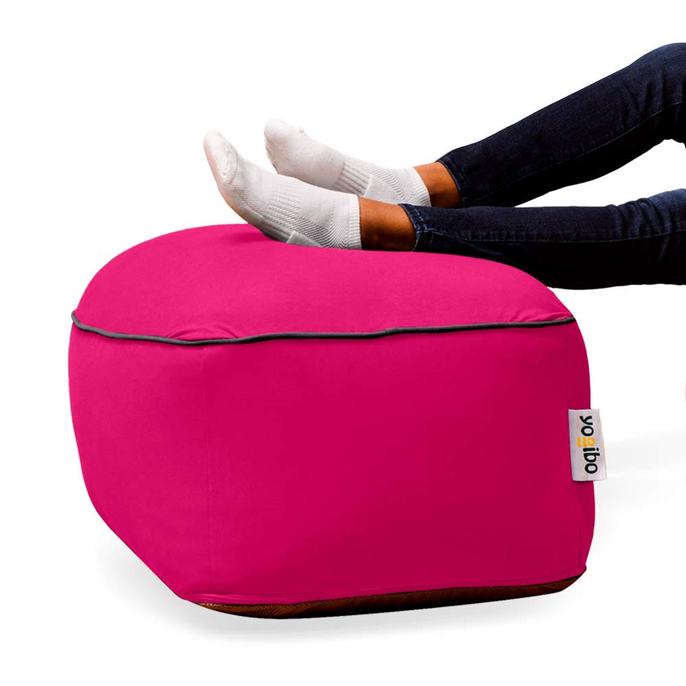 Amazon｜Yogibo Ottoman ヨギボー オットマン ピンク 足置き ビーズ