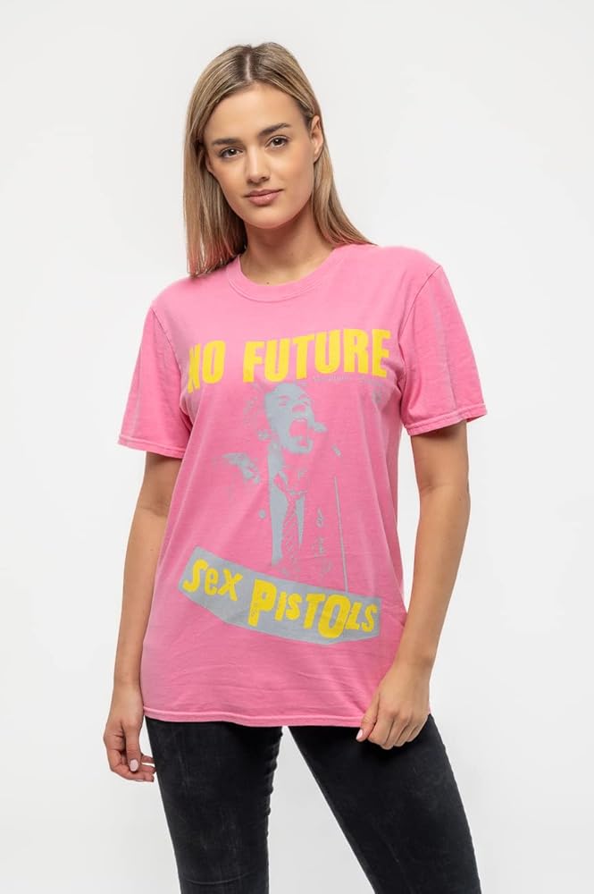 Amazon.com: Sex Pistols The T Shirt No Future Band Logo Official