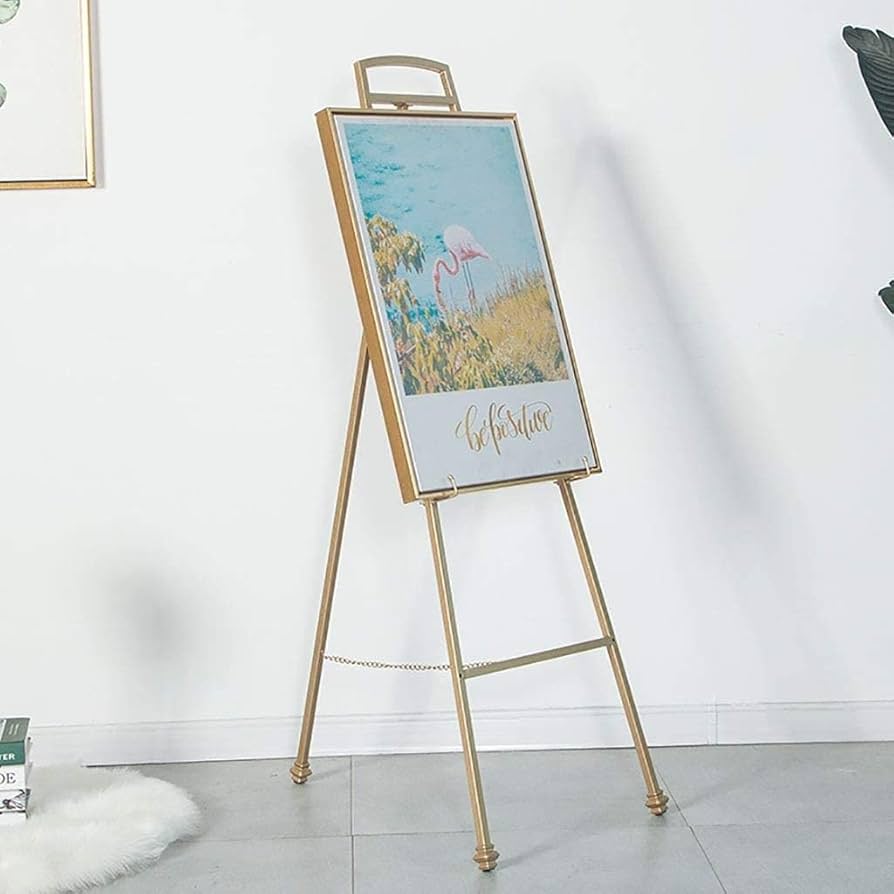 Amazon.co.jp: イーゼル、キャンバスを描くためのイーゼルが立っている