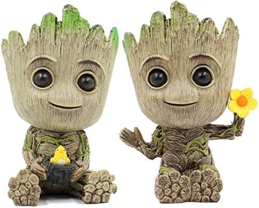 Amazon.co.jp: ベビーグルート鉢植え,鉢植え ペン立て ガーディアンズ