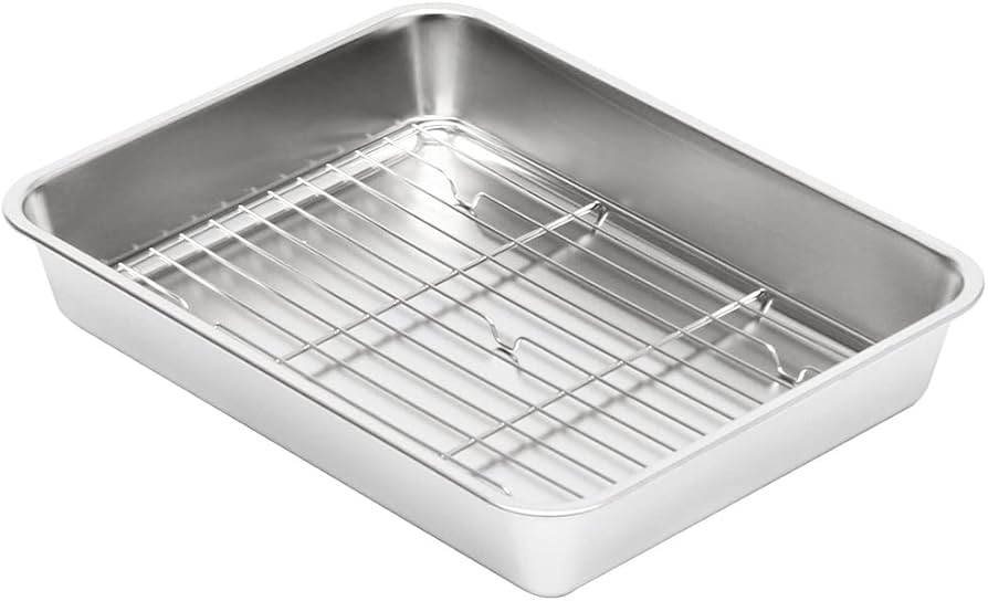 Amazon｜バット ステンレス 板厚0.8mm 業務用 網セット (8枚取サイズ