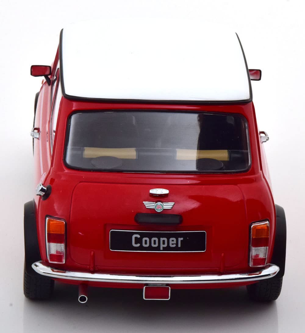 Amazon | KK-SCALE 1/12 ミニクーパー レッド/ホワイトルーフ LHD