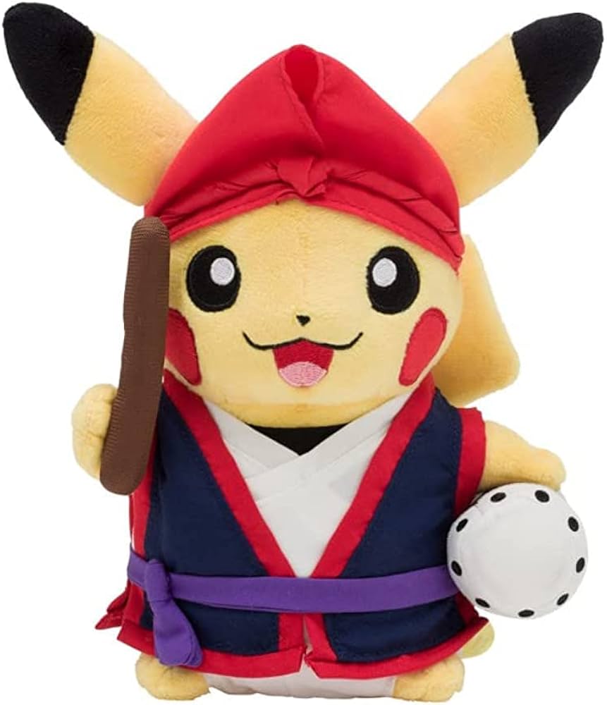 Amazon.co.jp: ポケモンセンター 沖縄ぬいぐるみ ピカチュウエイサ