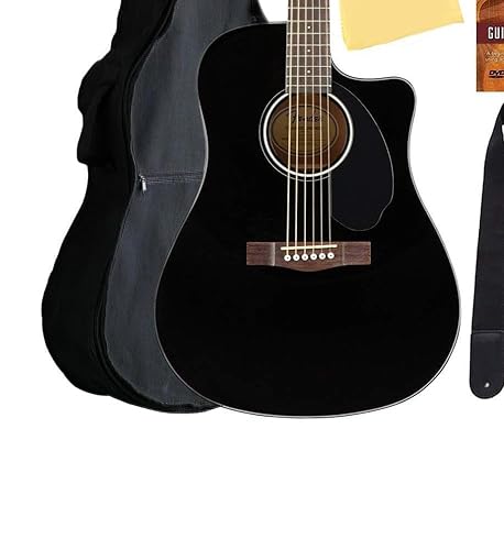 Amazon.com: Fender CD-60SCE Solid Top Dreadnought Acoustic