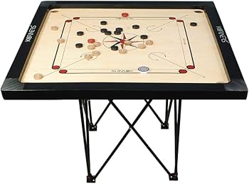 KORNERS Foldable Height Adjustable Carrom Board Stand Professional