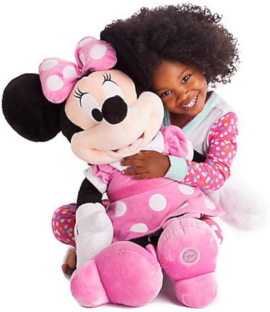 Amazon.co.jp: ミニーマウス ぬいぐるみ 大きい ラージサイズ 68.5cm