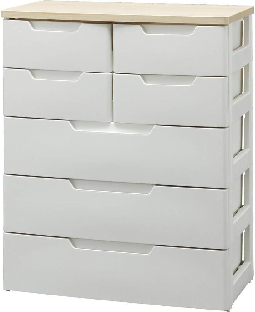 Amazon｜アイリスオーヤマ チェスト 5段 届いてすぐ使える完成品 中国