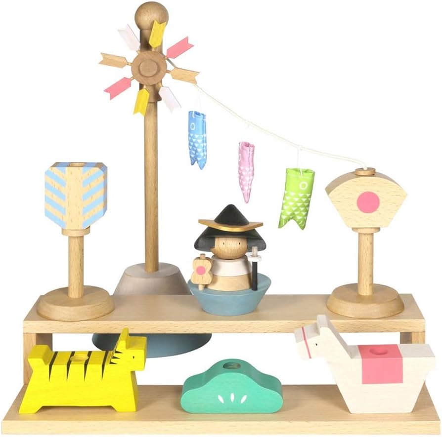 Amazon | プーカのたんたんご 積み木 五月人形 Puca TANTANGO 徳永