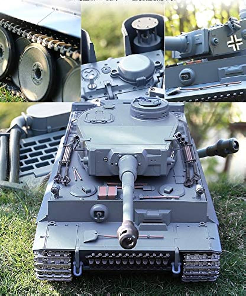 Amazon.co.jp: 1/16サイズ ヘンロン製戦車ラジコン3818-1 タイガーI型