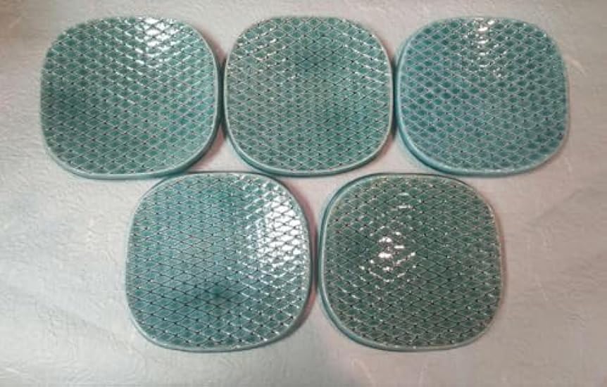 511Z209*陶芸 銘々皿 五客組 茶道具セット 水次 水指 懐石