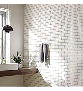 Amazon | 壁紙屋本舗 壁紙 のりなし クロス メトロタイル 石目