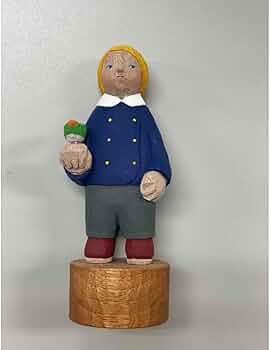 Amazon.co.jp: えごまさき 江籠正樹さん 木彫り 男の子 鳥 江籠正樹