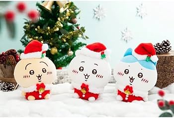 Amazon.co.jp: ちいかわ サンタさんだ！ぬいぐるみS ハチワレ : おもちゃ