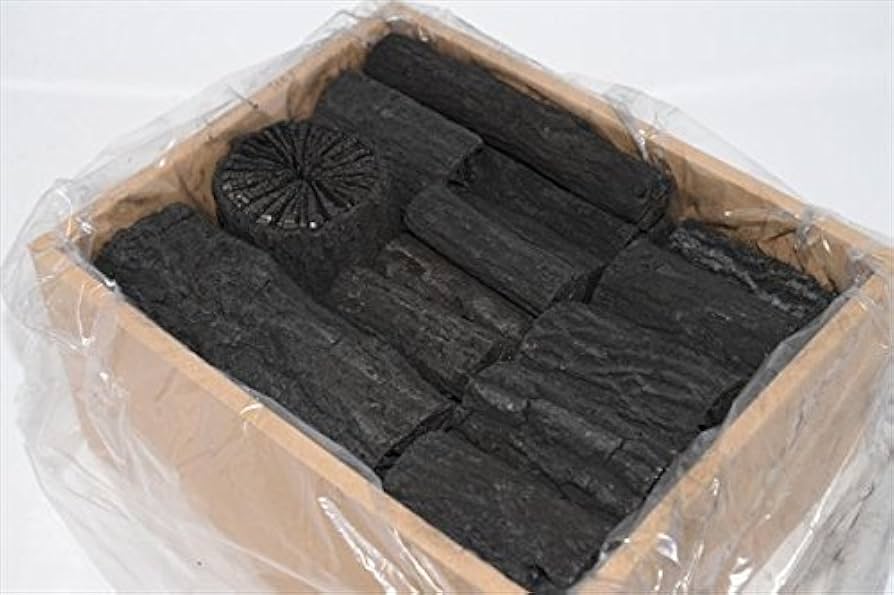 Amazon.co.jp: 茶道具商 左座園 茶道具 炉用くぬぎ炭 組炭 小箱(約3点