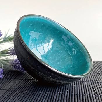 Amazon | 抹茶碗 おしゃれ 美濃焼 和食器 エメラルドグリーン トルコ