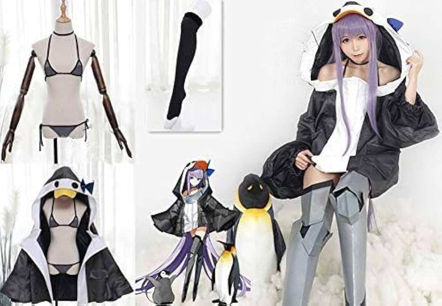 Amazon.co.jp: Fate/Grand Order メルトリリス ペンギン 水着 コスプレ