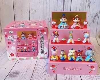 Amazon.co.jp: 不二家 ペコちゃん ペコポコひな壇 お雛様 ひな人形